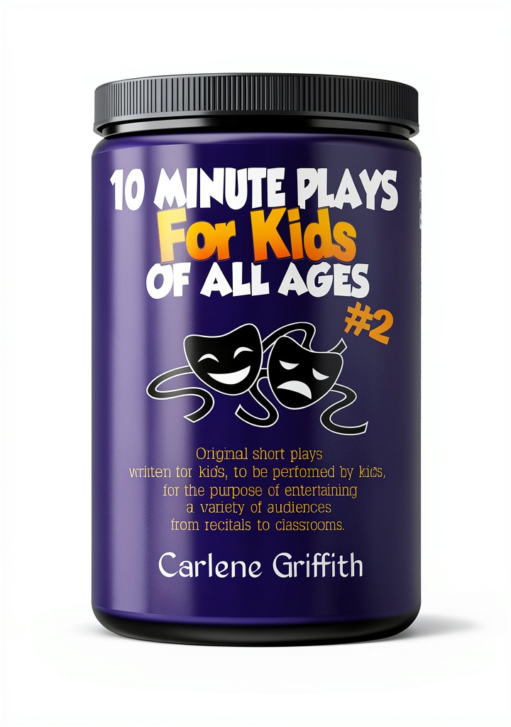 Installing 10 Minute Plays For Kids Volume 2 by Griffith Playhouse Children’s on a wooden desk