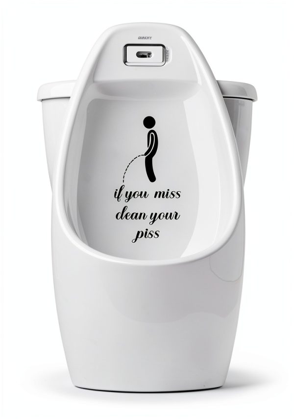 Funny Toilet Stickers 3 Pack by LapangZi Waterproof PVC Bathroom Decor-3
