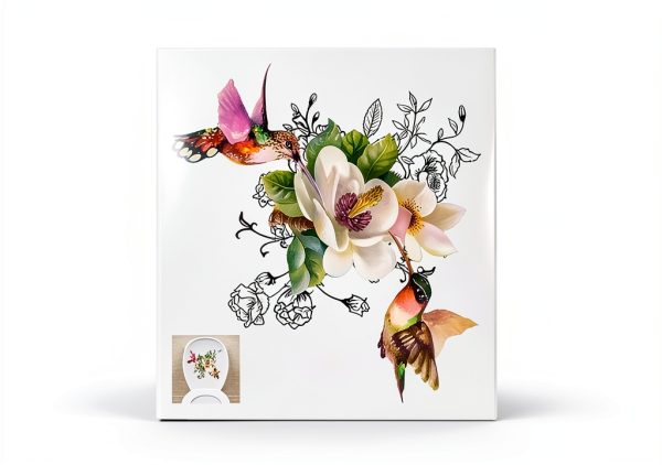 Birds Butterfly Sticker Calsgkspray Waterproof 2pc-5