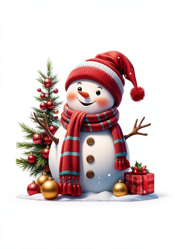Christmas Snowman Toilet Sticker Toilet Cover Self-Adhesive Cute Snowman Sticker Waterproof Toilet Lid Water Tanks Seat Decals Wall Sticker for Xmas Winter Party Home Bathroom Decoration (1PC)-5