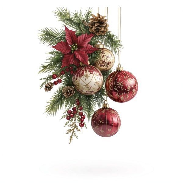 A Washroom Room WC Toilet Seat Stick Color Christmas Tree Branch and Balls Xmas Pattern PVC Wall Door Window Fridge Stickers Decor Decals Art Mural-3