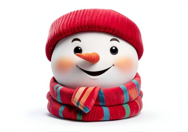 Christmas Snowman Toilet Sticker Toilet Cover Self-Adhesive Cute Snowman Sticker Waterproof Toilet Lid Water Tanks Seat Decals Wall Sticker for Xmas Winter Party Home Bathroom Decoration (1PC)-4