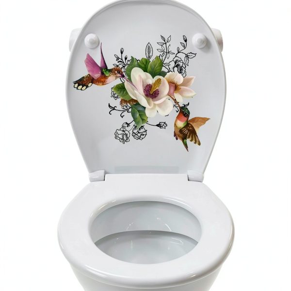 Birds Butterfly Sticker Calsgkspray Waterproof 2pc-2
