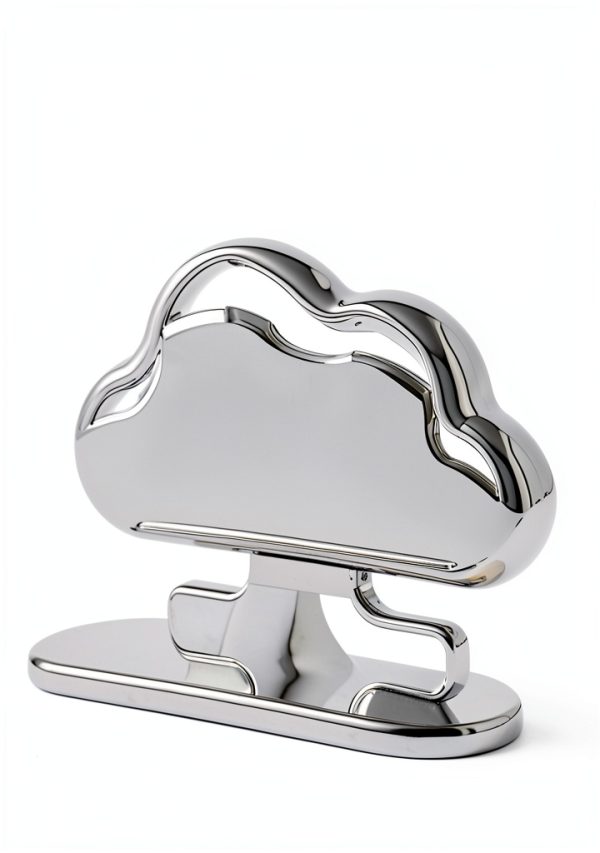 Toilet Seat Lid Lifter werdecade Self Adhesive Cute Clouds Silver-1
