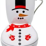 Christmas Toilet Stickers Hayooha PVC Waterproof Decal for Lid Snowman-0