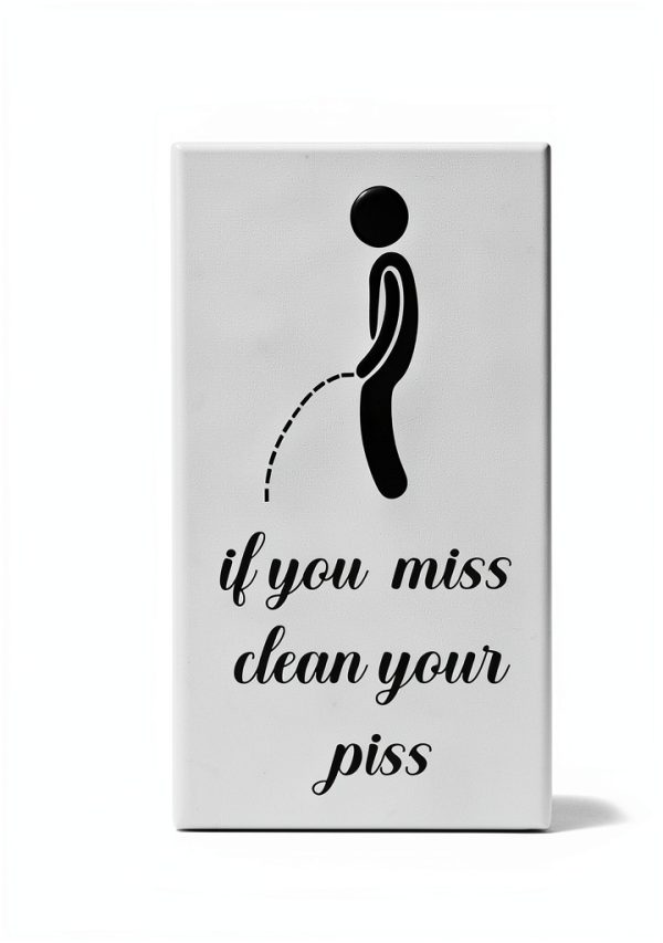 Funny Toilet Stickers 3 Pack by LapangZi Waterproof PVC Bathroom Decor-1