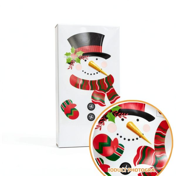Christmas Toilet Sticker Snowman Decal mdgfge Lid Cover 13.8x11.9in-1