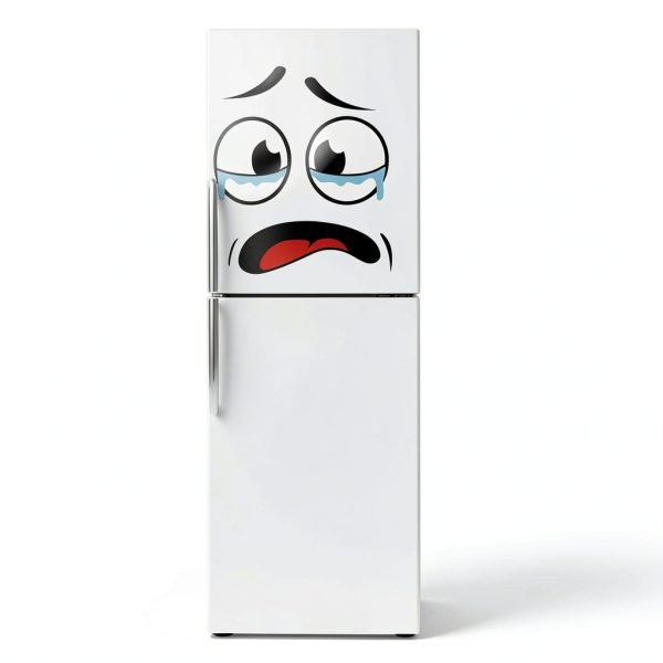 Funny Trash Garbage Can Stickers 4Pcs 6.8x8.3in Cute Lid Decals-4