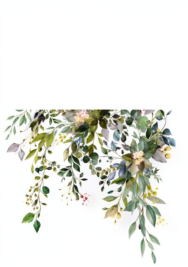 Green Plant Leaves Toilet Lid Stickers BWESOO Waterproof-1