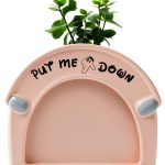 Pack of 2 Put Me Down Cute Mickey Hands Toilet Seat/Lid Sticker - Bathroom Décor - Bathroom Accessories (Black)-0